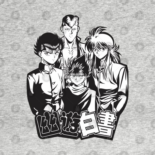 yu yu hakusho Team fanart by Planet of Tees